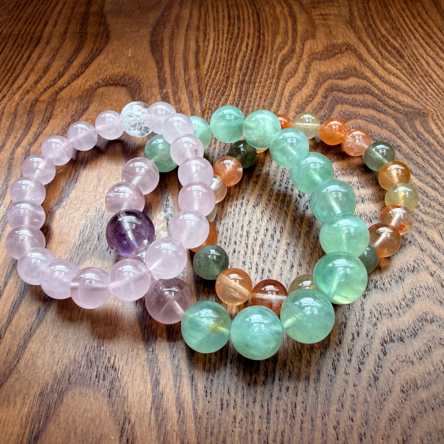 Serene Spring Crystal Bracelet — Styling Shot | Auric Healing