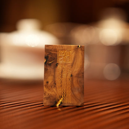 Handcrafted Lightning-Struck Wood Keepsake