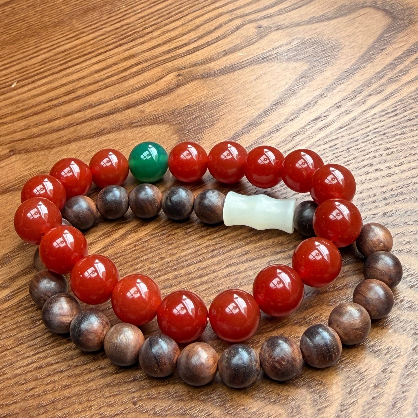 Dual Tao Crystal Bracelet — Styling Shot | Auric Healing
