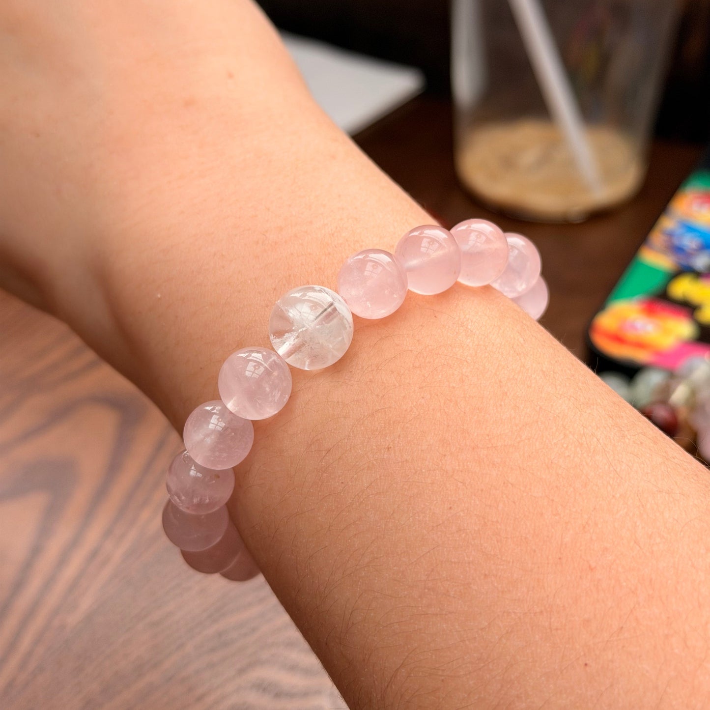 Blossom Path Crystal Bracelet — Styling Shot | Auric Healing