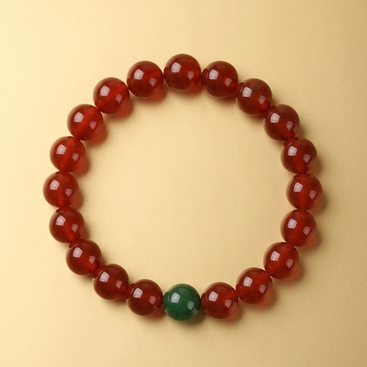 Dual Tao — Natural Crystal Bracelet for Protection, Grounding, Inner Balance & Vital Energy | Auric Healing